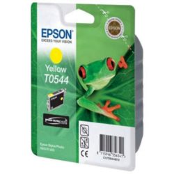 Epson Frog T0544 Ultrachrome Ink, Ink Cartridge, Yellow Single Pack, C13T05444010